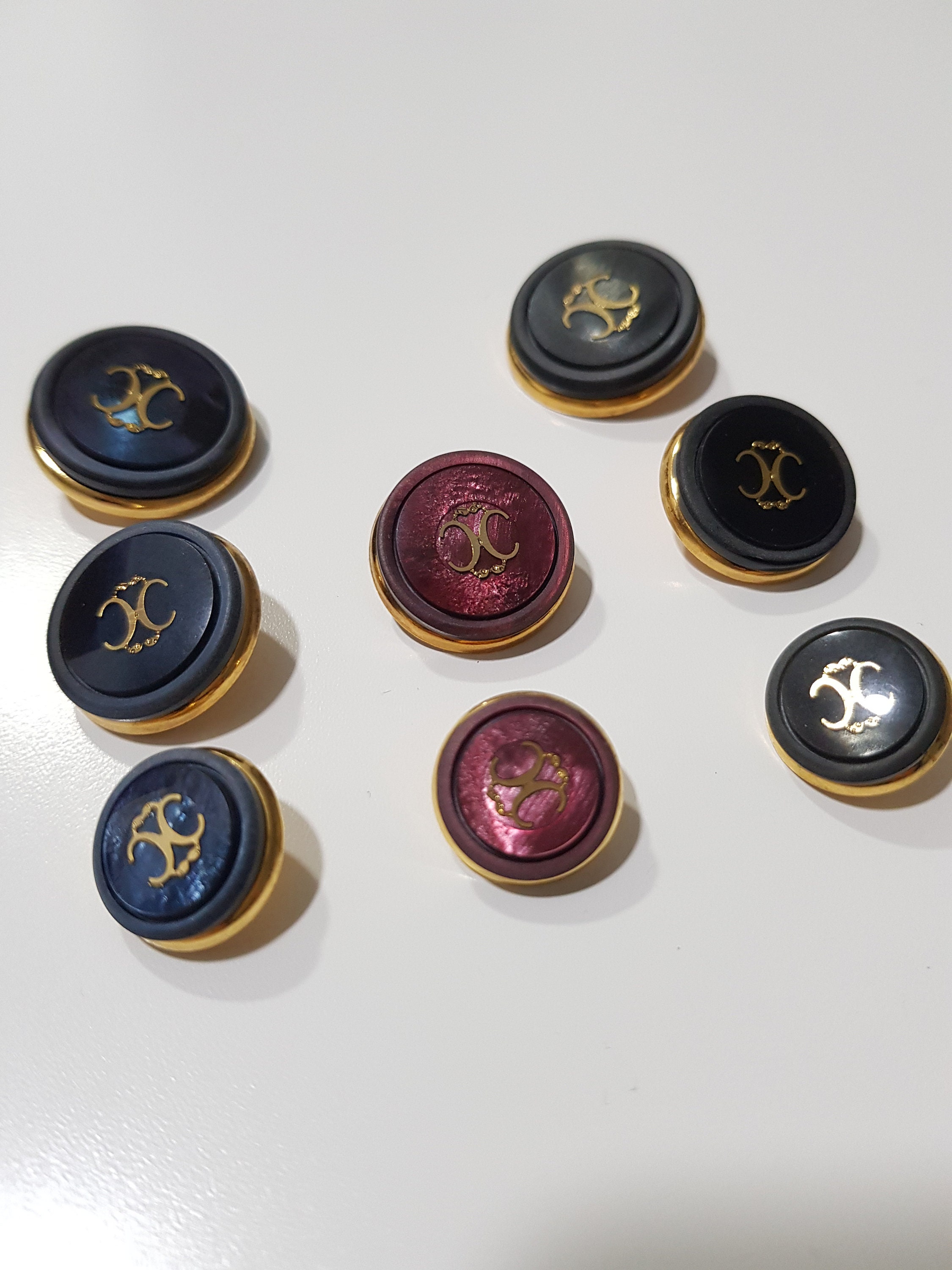 chanel buttons authentic