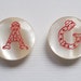 10 Buttons. Letter Buttons. Children's Buttons. Buttons With the Letter ...