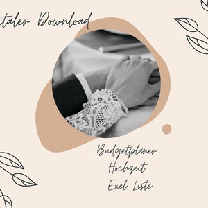 Wedding budget Excel template | Wedding budget planner | Digital file for download