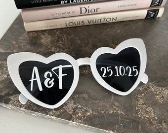 Sonnenbrille Hochzeit personalisiert und individuell