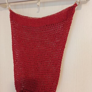 Crocheted EK net/designer bag - Unique, handmade, luxurious