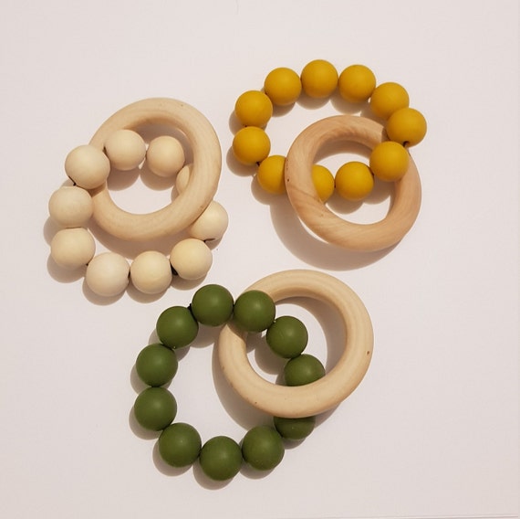 wooden teething ring