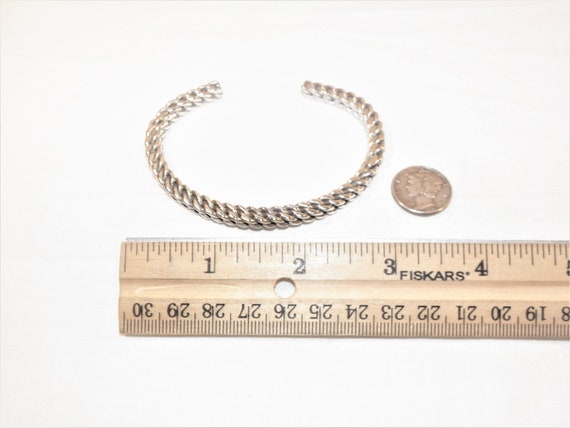 7 Inch 27 Gram Sterling Silver Bracelet, Solid 92… - image 6
