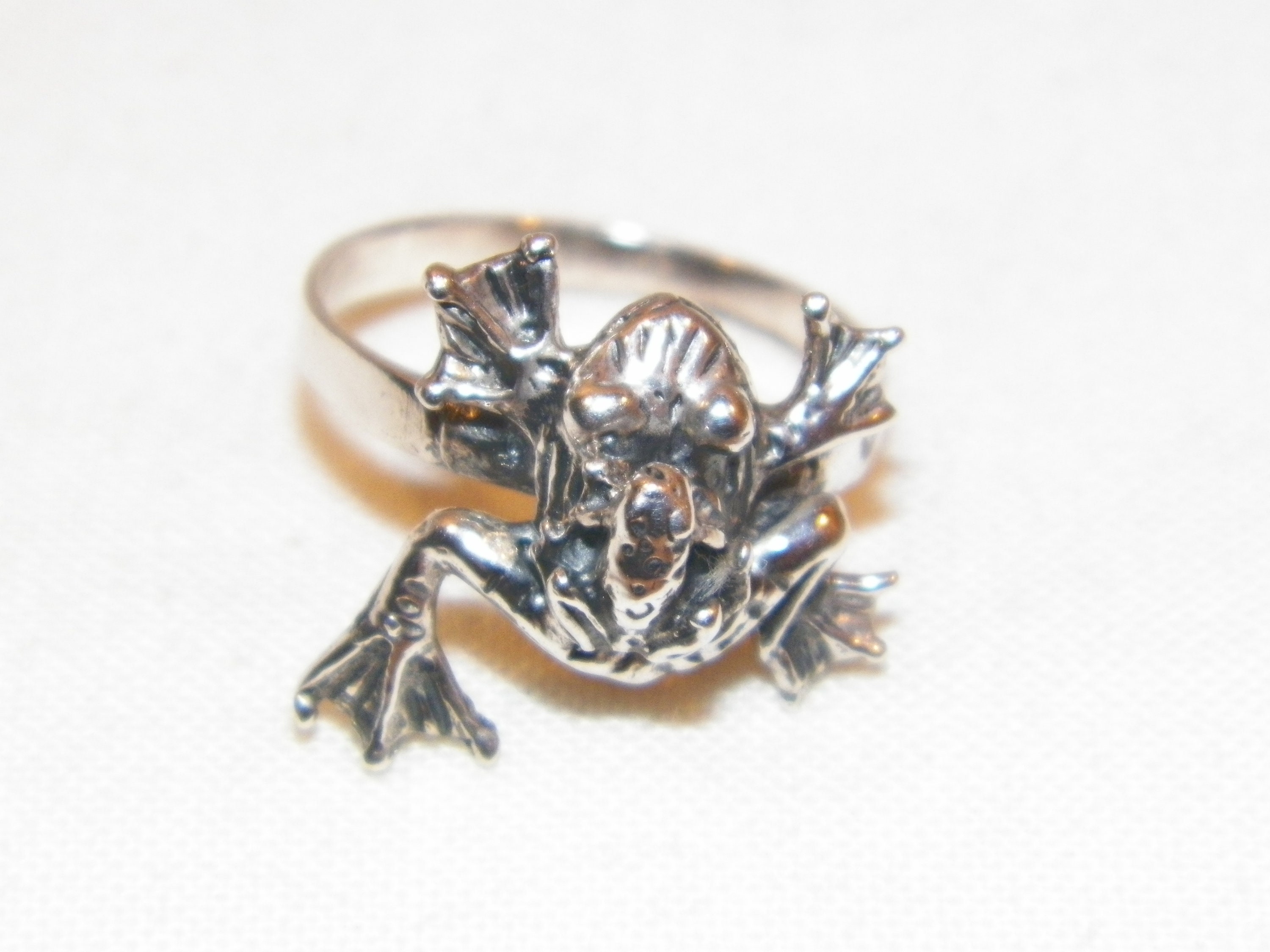 NKlaus Ciondolo Rana Talismano In Argento 925 | 3,5 Cm | Amuleto Animale Su Catena | Gioiello Uomo E Donna