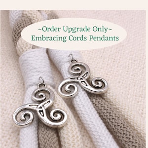 Set of 2 Pendants, add your choice to your 'Embracing Cords' order ORDER UPGRADE image 10