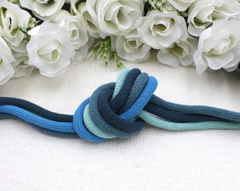 Handfasting Cords Set - Celtic Water Blessing - Personalized pendants option