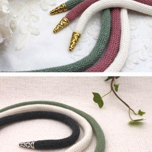 DIY 'Infinity Knot' Handfasting Cord Set Individual Cords in your colors Personalized pendants option Unity Cords image 5