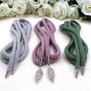 DIY 'Infinity Knot' Handfasting Cord Set Individual Cords in your colors Personalized pendants option Unity Cords 1 Pair Pendants