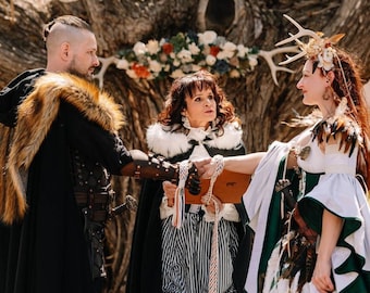 Benutzerdefinierte Farbe Handfasting Schnur - Traditionelles keltisches 12-Strang-Muster - Option zur Personalisierung mit Anhängern