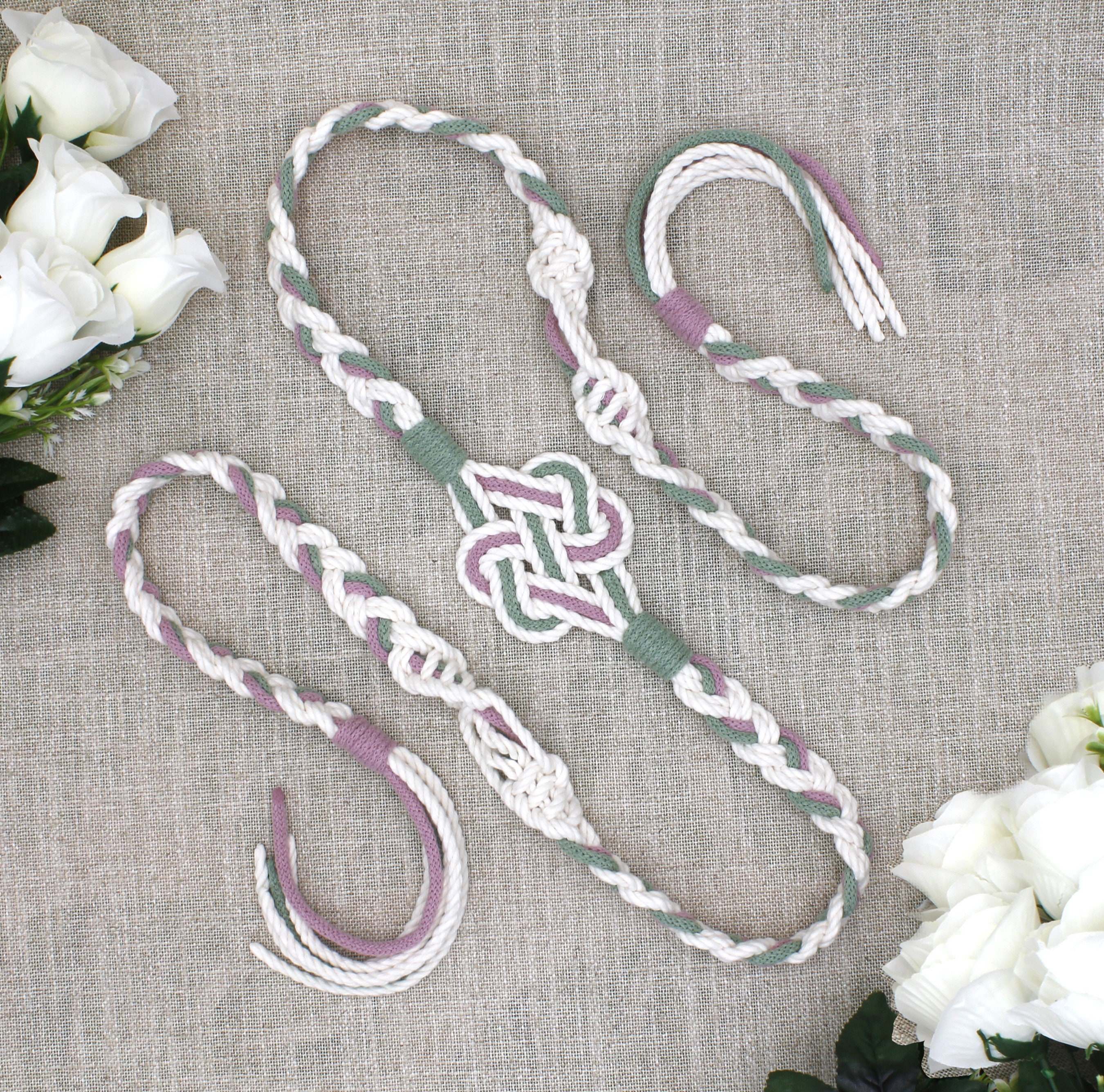 Handfasting Cords 2 Hearts Knot Custom Colors Wedding Etsy Australia