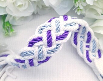 Custom Handfasting Cord: "Delight" Traditional Celtic Personalized Wedding Braid