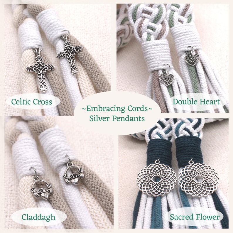 Set of 2 Pendants, add your choice to your 'Embracing Cords' order ORDER UPGRADE image 4