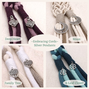 Set of 2 Pendants, add your choice to your 'Embracing Cords' order ORDER UPGRADE image 2