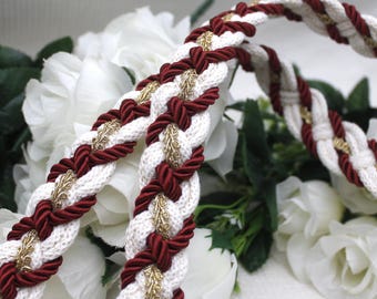 Bespoke Braided Cord & Ribbon - Aoife - Custom Handfasting Cord