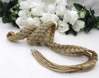 Metallic Tie Wedding Cord - Traditional Celtic Pattern - Handfasting Cord