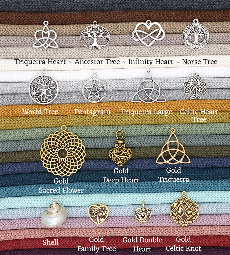 Custom Trinity Braid Handfasting Cord in Your Colors Option to Personalize with Pendants Traditional Celtic Pattern image 10