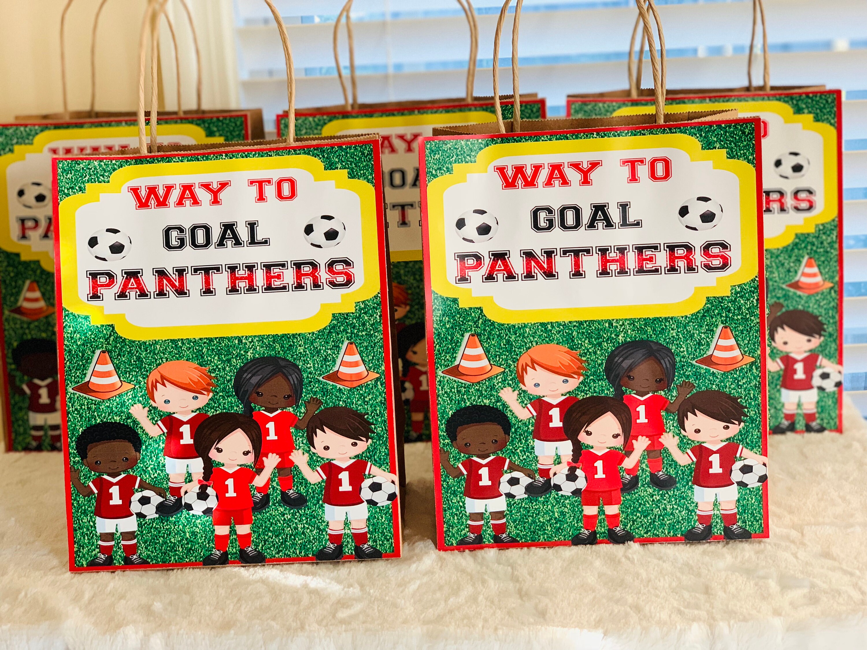 Sport Snack Bag Team Gift Bag Soccer Snack Bag Soccer Etsy