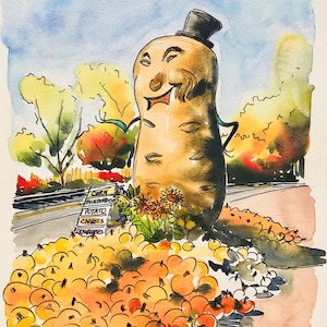 Mauger Aardappel | 8x10" Print | Kunstreproductie | Fredericton, New Brunswick | door Eva Christensen Art