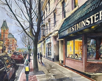 This Perspective Isn’t Fixed (York Street) | 8x10" Print | Art Reproduction | Fredericton, New Brunswick | by Eva Christensen Art