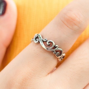 アクセサリー fullySilver Curve Pinky Ring fit=scale-down,w=1200