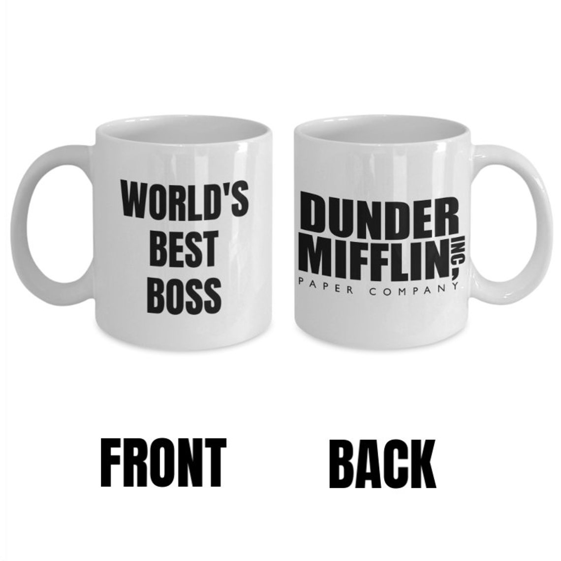 Boss Gifts World's Best Boss Coffee Mug the Office Mug Etsy
