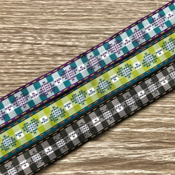 Webband Cross Stitch 3m - 3 Farben