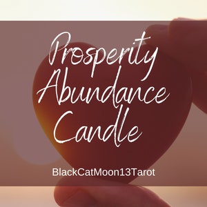 Prosperity Abundance Fast Money/Luck Candle