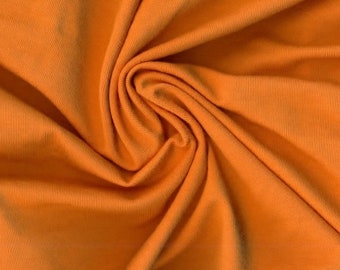 Viskose-Jersey in orange