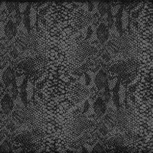 artificial leather with reptile embossing in anthracite