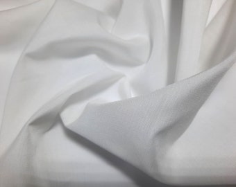 Blouse fabric poplin white