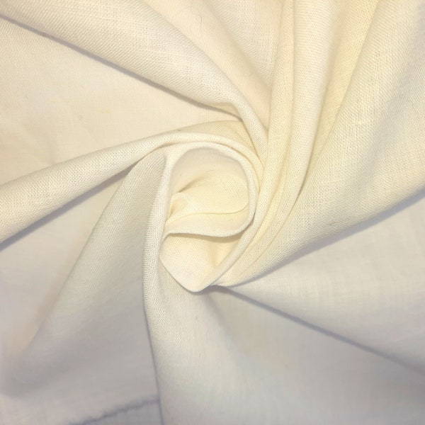 Semi-linen woolly white