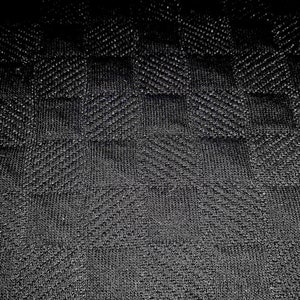 Jersey checkerboard black