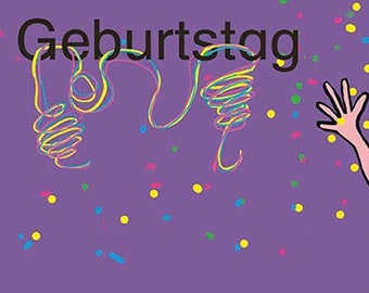 NEUE Magnetische Stundenplan-Karte GEBURTSTAG