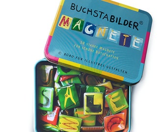 BuchstaBilder Magnete ABC Magnete 50er Set strong
