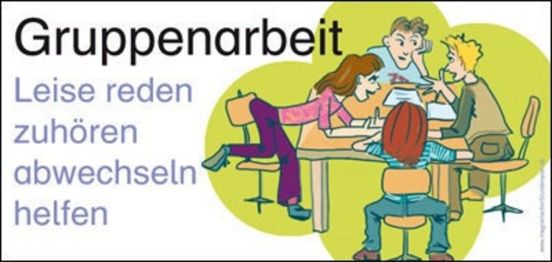 Grundschul Lehrer Magnet.Stundenplan Gruppenarbeit image 1