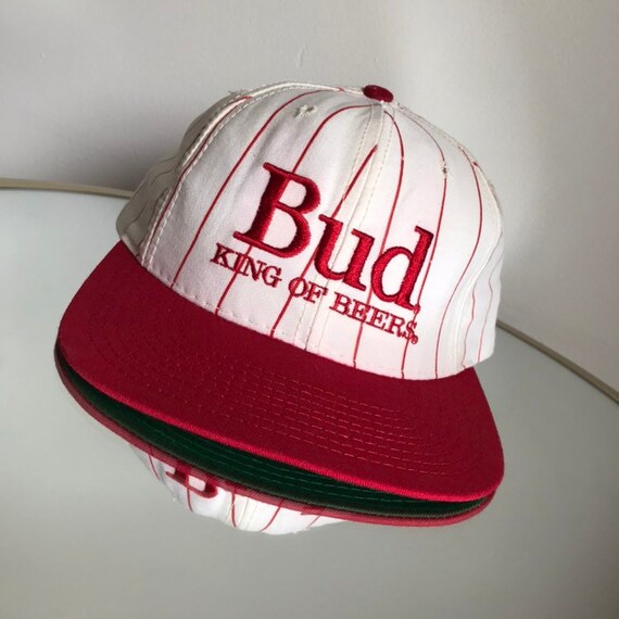 Vintage Budweiser Beer Hat Starter Snapback Vintage Cap Sports Etsy