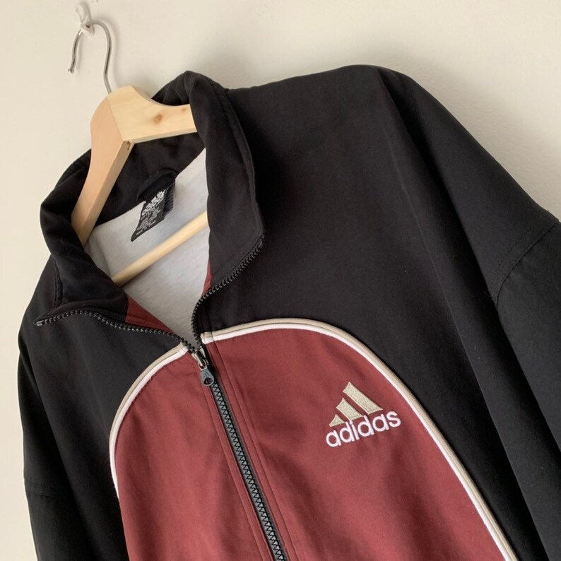 adidas black spray jacket