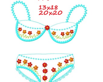 Happy bikini - broderie