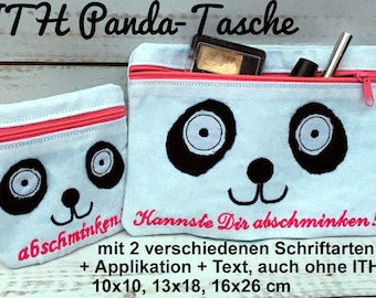 ith Embroidery File Bag Panda