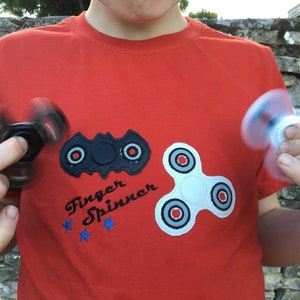 Finger Spinner Stickdatei Applikation 10x10cm