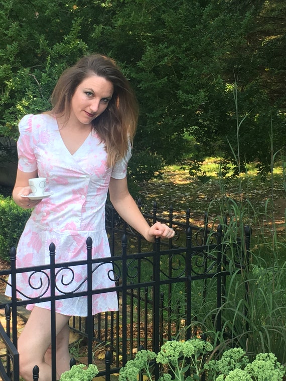 1980s Deadstock Pastel Mini Dress