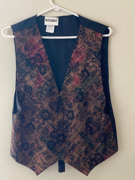 1990s Gitano Autumn Hue Vest