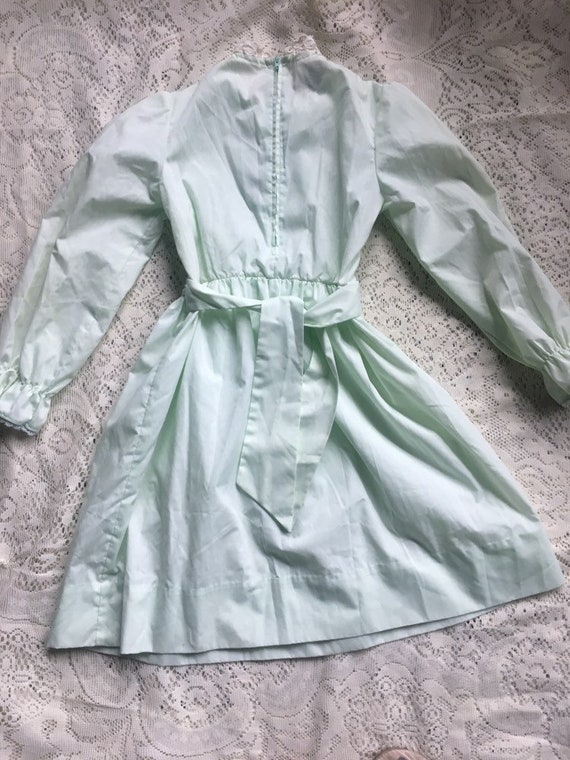 Mint Green Handsmocked Polly Flinders Girls’ Dres… - image 2