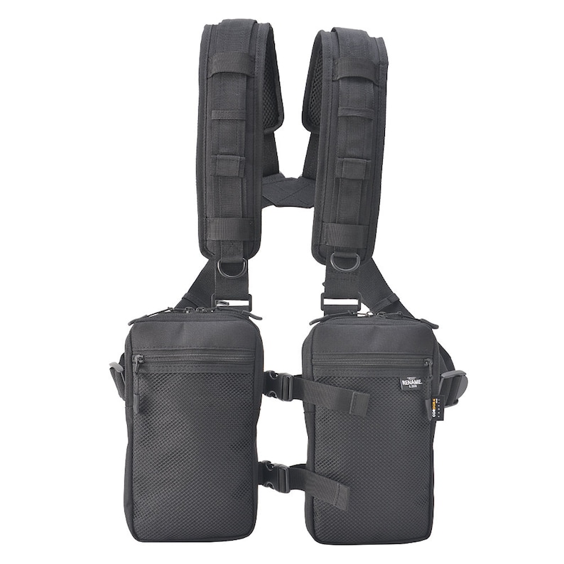Rename Unisex CORDURA Body Shoulder Chest Cross Pack Travel Sport Slant Vest Bag
