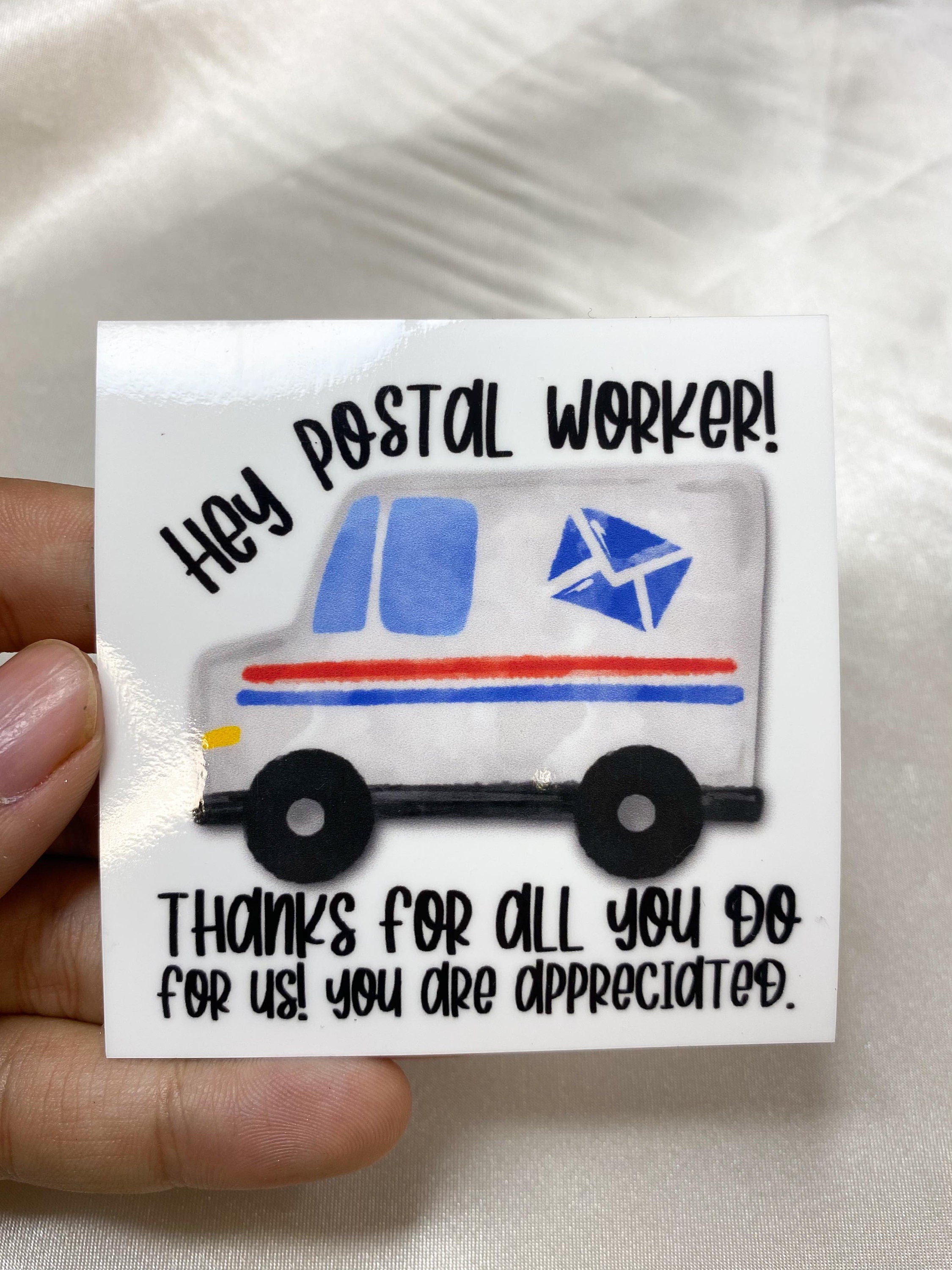USPS Appreciation Sticker For Mailbox US Postal Service Etsy