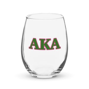 AKA Stemless Weinglas