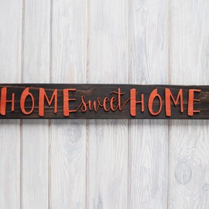 HOME SWEET HOME Wood Sign, Anniversary Gift, Motivation Sign, Custom Wood Sign, Personalized Sign, Wall Decoration, Personalized Wood Sign