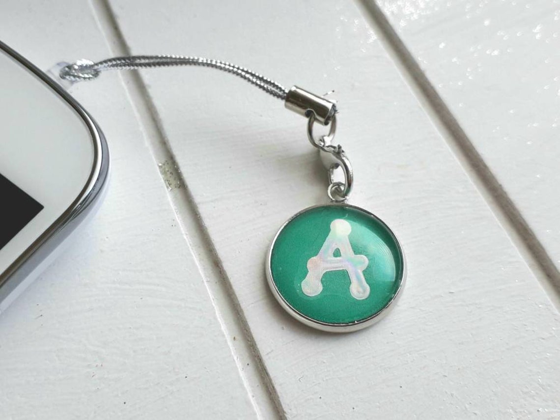 Pendant Mobile Phone Smartphone Name Jewelry Letter Etsy
