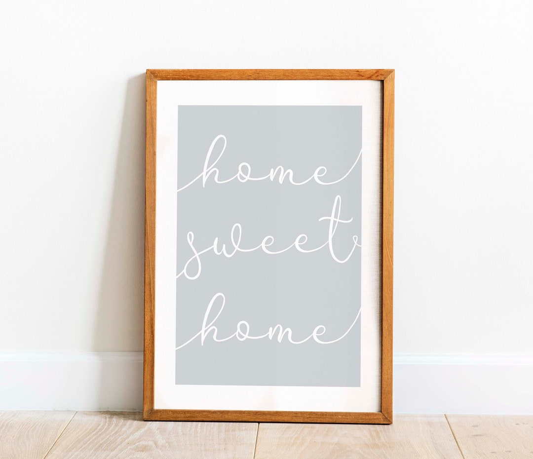 Digital Download Home Sweet Home Print, Printable Artwork for the Home ...