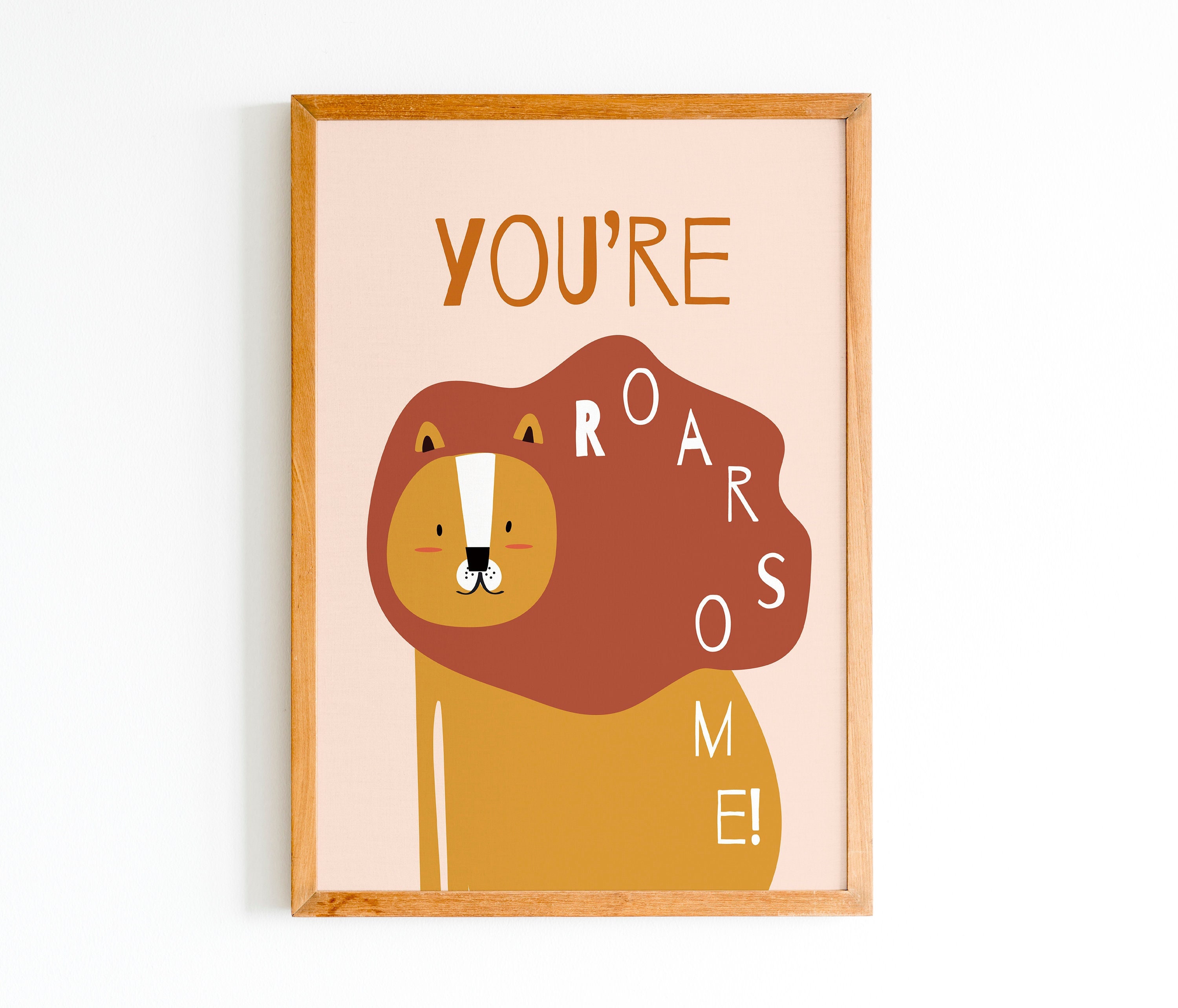 You're Roarsome! Cute Dinosaur Design Poster for Sale by AlinaKY